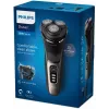 Máquina de barbear elétrica Philips 3000 Series S3242/12 — sistema rotativo de 3 cabeças, barbear a seco e molhado, 60 min. de autonomia, iões de lítio