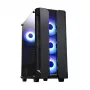 Caixa de PC CHIEFTEC GS-01B-OP torre preto – vidro temperado, ventoinha RGB, suporta ATX/Micro-ATX, GPU até 320 mm