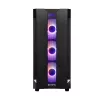 Caixa de PC CHIEFTEC GS-01B-OP torre preto – vidro temperado, ventoinha RGB, suporta ATX/Micro-ATX, GPU até 320 mm