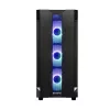 Caixa de PC CHIEFTEC GS-01B-OP torre preto – vidro temperado, ventoinha RGB, suporta ATX/Micro-ATX, GPU até 320 mm