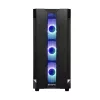 Caixa de PC CHIEFTEC GS-01B-OP torre preto – vidro temperado, ventoinha RGB, suporta ATX/Micro-ATX, GPU até 320 mm