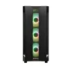 Caixa de PC CHIEFTEC GS-01B-OP torre preto – vidro temperado, ventoinha RGB, suporta ATX/Micro-ATX, GPU até 320 mm