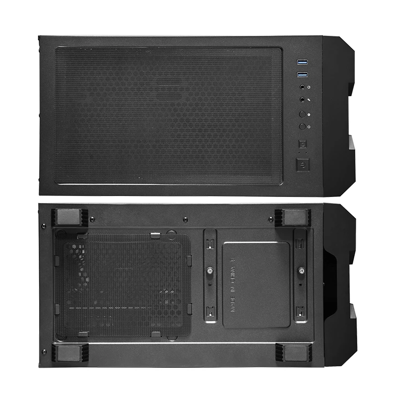 Caixa de PC CHIEFTEC GS-01B-OP torre preto – vidro temperado, ventoinha RGB, suporta ATX/Micro-ATX, GPU até 320 mm