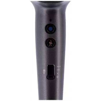 Secador de cabelo Remington D6077 2000 W, função de iões, jato frio, difusor, 3 níveis de temperatura, cinzento/bronze