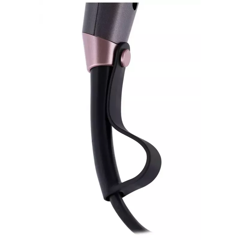 Secador de cabelo Remington D6077 2000 W, função de iões, jato frio, difusor, 3 níveis de temperatura, cinzento/bronze