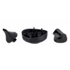 Secador de cabelo Remington D6077 2000 W, função de iões, jato frio, difusor, 3 níveis de temperatura, cinzento/bronze
