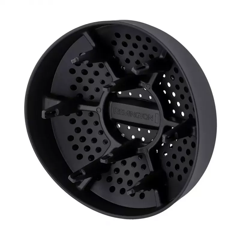 Secador de cabelo Remington D6077 2000 W, função de iões, jato frio, difusor, 3 níveis de temperatura, cinzento/bronze