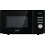 Micro-ondas combinado Gorenje MO20A4BH — 20 L, 800 W, preto, 5 níveis de potência