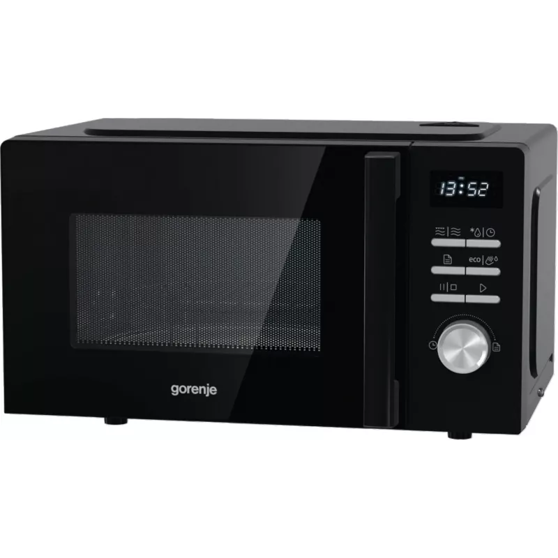 Micro-ondas combinado Gorenje MO20A4BH — 20 L, 800 W, preto, 5 níveis de potência