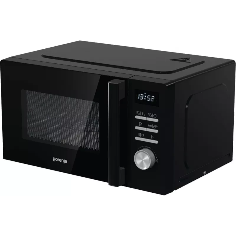 Micro-ondas combinado Gorenje MO20A4BH — 20 L, 800 W, preto, 5 níveis de potência