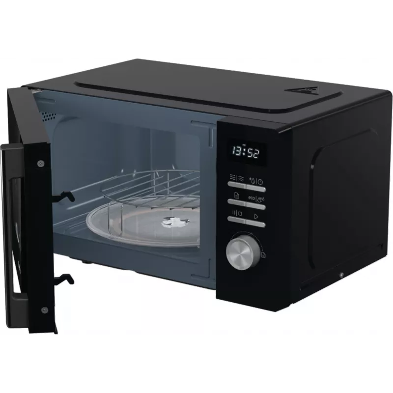 Micro-ondas combinado Gorenje MO20A4BH — 20 L, 800 W, preto, 5 níveis de potência