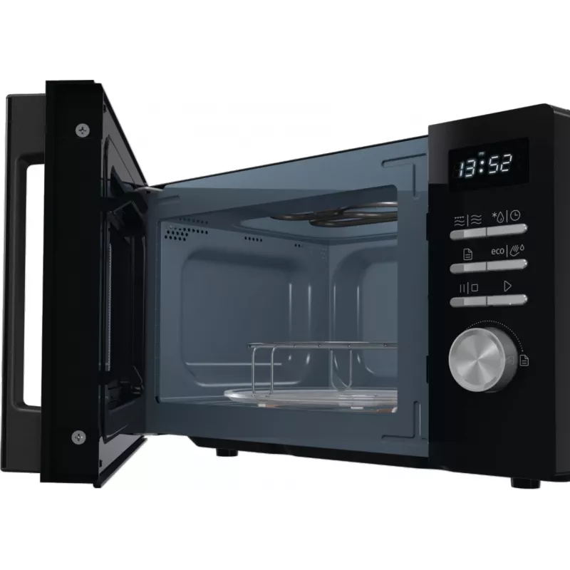 Micro-ondas combinado Gorenje MO20A4BH — 20 L, 800 W, preto, 5 níveis de potência
