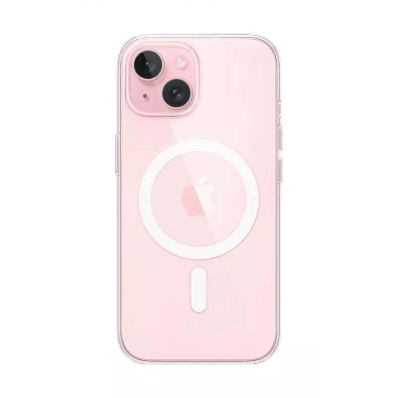 Capa Apple iPhone 15 Clear Case com MagSafe