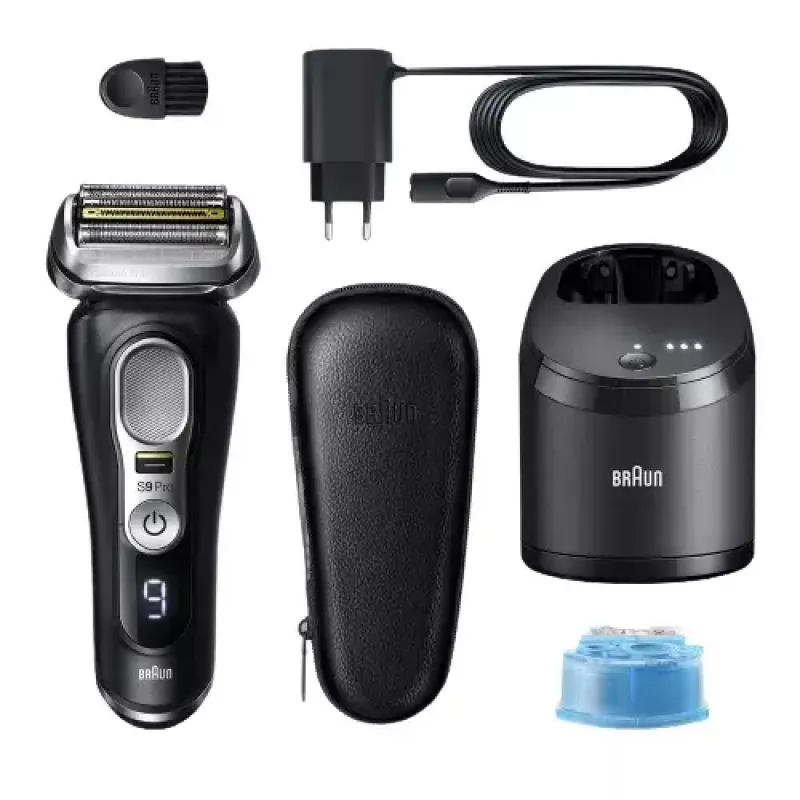 Braun Series 9 9460cc máquina de barbear de lâmina preto
