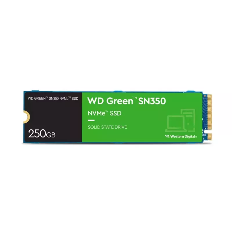 SSD WESTERN DIGITAL - WD Green SN350 - 250GB - Pci-e Gen3 x4 - M.2 2280 - TLC