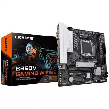 Placa-mãe GIGABYTE B650M GAMING WIFI6E, AMD B650, Socket AM5, Micro ATX