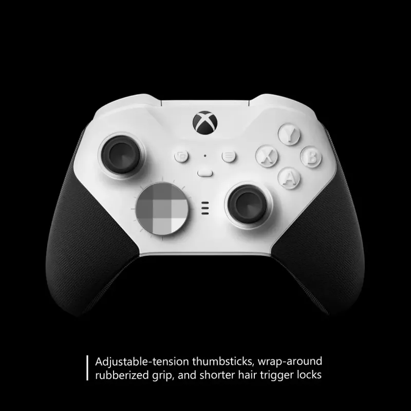 Comando Microsoft Xbox Elite Wireless Series 2 Core preto branco Bluetooth USB