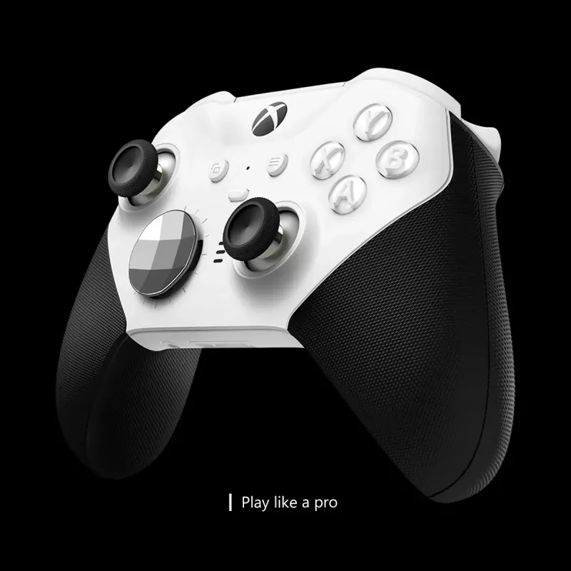 Comando Microsoft Xbox Elite Wireless Series 2 Core preto branco Bluetooth USB
