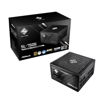 Fonte de alimentação ASROCK SL-1000G Steel Legend 1000 W 20+4-Pin ATX 80 PLUS Gold preto