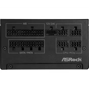 Fonte de alimentação ASROCK SL-1000G Steel Legend 1000 W 20+4-Pin ATX 80 PLUS Gold preto
