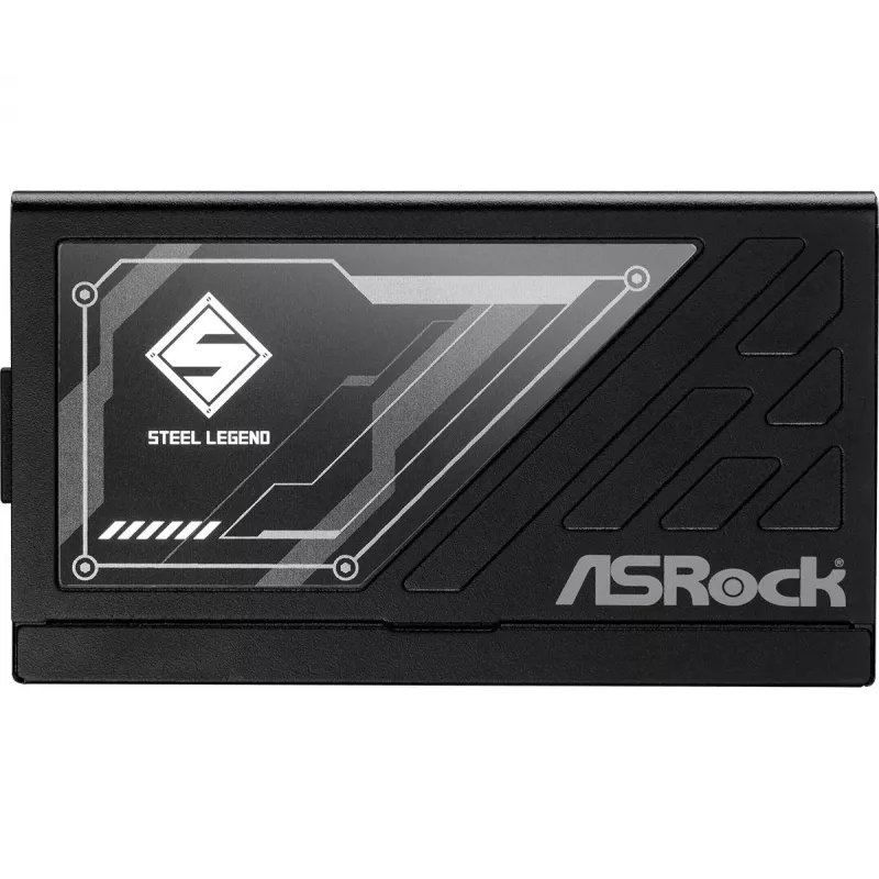 Fonte de alimentação ASROCK SL-1000G Steel Legend 1000 W 20+4-Pin ATX 80 PLUS Gold preto