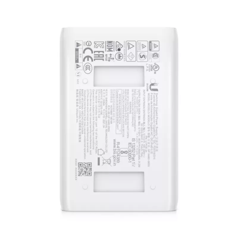 UBIQUITI NETWORKS Injetor PoE, injetor PoE+ compacto 802.3at