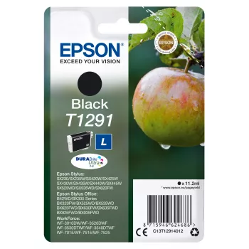 Epson Apple Singlepack preto T1291 DURABrite Ultra tinta