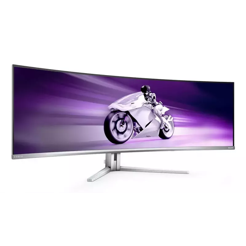 Philips Evnia 8000 49M2C8900L/00 Monitor de computador 124,2 cm (48,9 polegadas) 5120 x 1440 píxeis Dual QHD QD-OLED branco