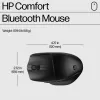 HP 480 Comfort Rato Bluetooth, destro, Bluetooth, 4000 DPI, preto