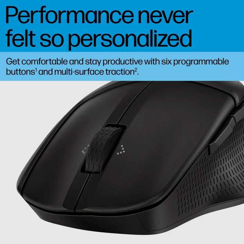 HP 480 Comfort Rato Bluetooth, destro, Bluetooth, 4000 DPI, preto