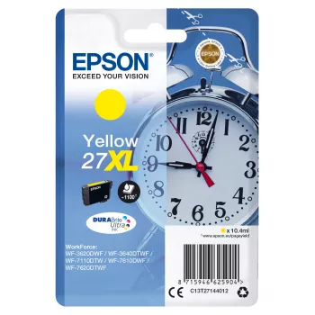 Epson Alarm clock Einzelpackung amarelo 27XL DURABrite Ultra tinta