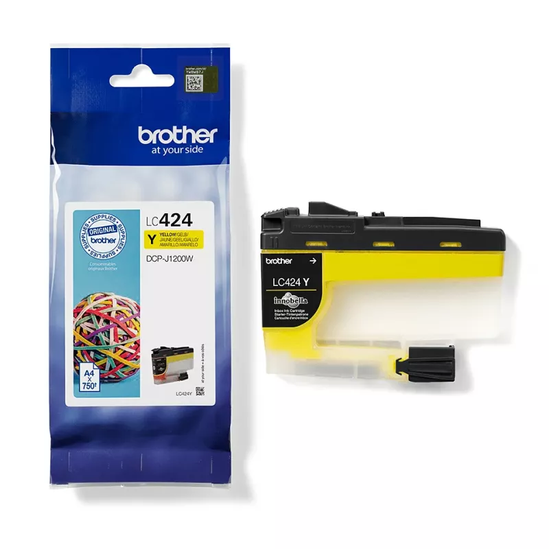 Brother LC424Y Tinteiro 1 unid. Original amarelo