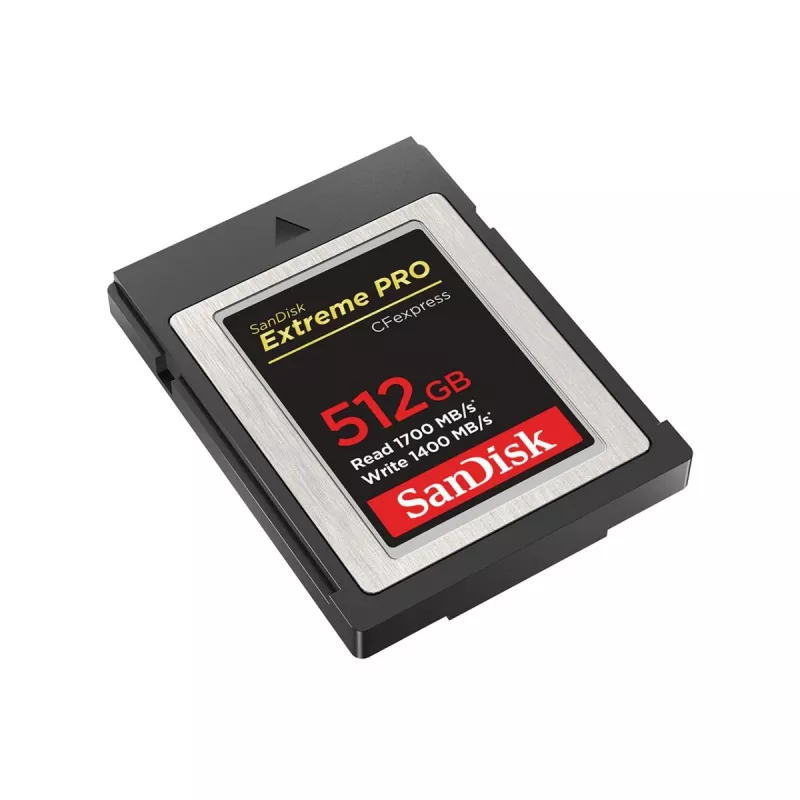 WESTERN DIGITAL SanDisk CF Express Extreme Pro 512 GB, 1700 MB/s Leitura, 1400 MB/s Escrita