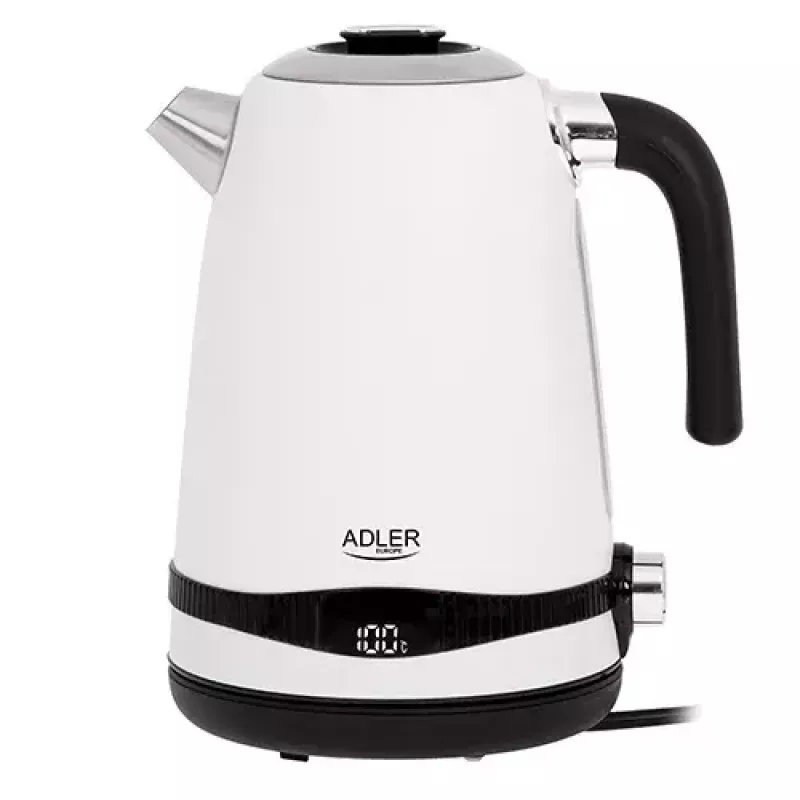 Chaleira elétrica Adler 1,7 L 2200 W branca