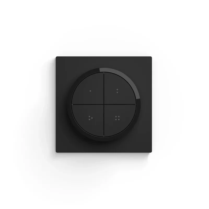 Philips Hue Tap Dial interruptor, sem fios, ZigBee, montagem na parede, plástico, preto