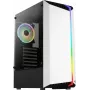 Aerocool Bionic V2 caixa de PC Midi Tower, ATX / micro ATX / Mini-ITX, vidro temperado, RGB, branca