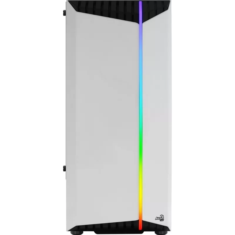 Aerocool Bionic V2 caixa de PC Midi Tower, ATX / micro ATX / Mini-ITX, vidro temperado, RGB, branca