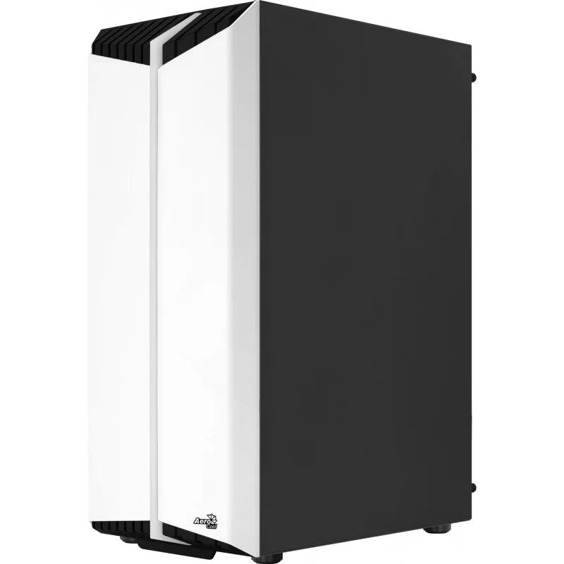 Aerocool Bionic V2 caixa de PC Midi Tower, ATX / micro ATX / Mini-ITX, vidro temperado, RGB, branca