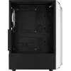 Aerocool Bionic V2 caixa de PC Midi Tower, ATX / micro ATX / Mini-ITX, vidro temperado, RGB, branca