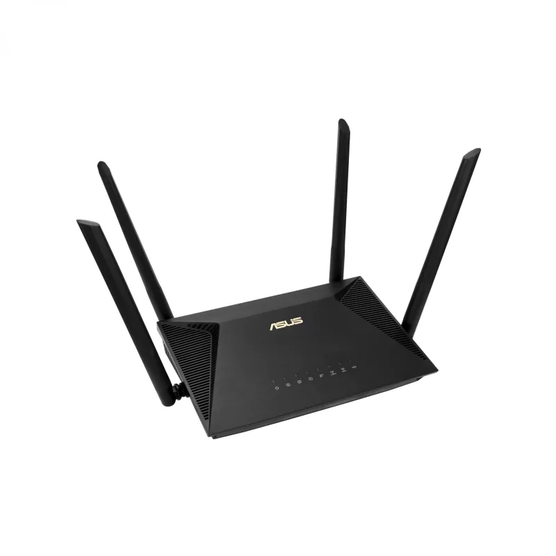 Router WLAN ASUS RT-AX1800U Gigabit Ethernet dual-band (2,4 GHz / 5 GHz) preto