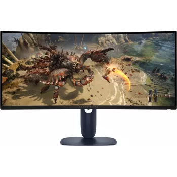 Monitor gaming curvo Alienware AW3425DWM 34 polegadas VA, 3440 x 1440 WQHD, 180 Hz, preto