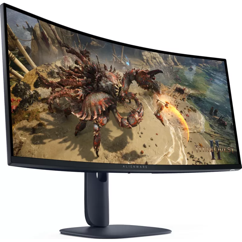 Monitor gaming curvo Alienware AW3425DWM 34 polegadas VA, 3440 x 1440 WQHD, 180 Hz, preto