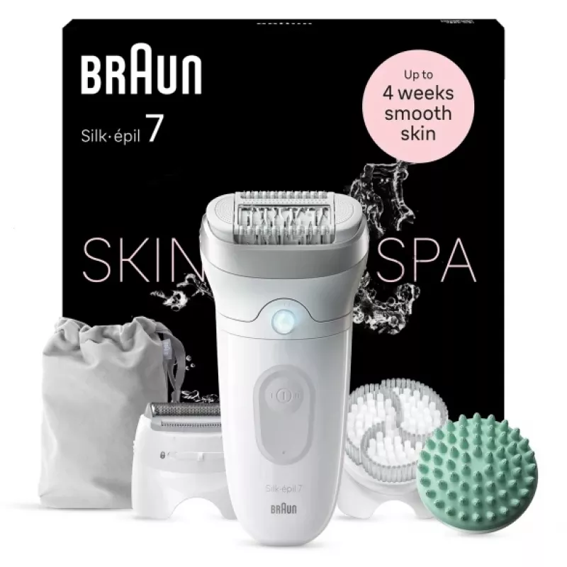 Depiladora Braun Silk-épil 7 7-081 40 pinças branca