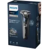 Máquina de barbear Philips SHAVER Series 5000 S5885/10 para homem, máquina de barbear rotativa, aparador, preto, azul