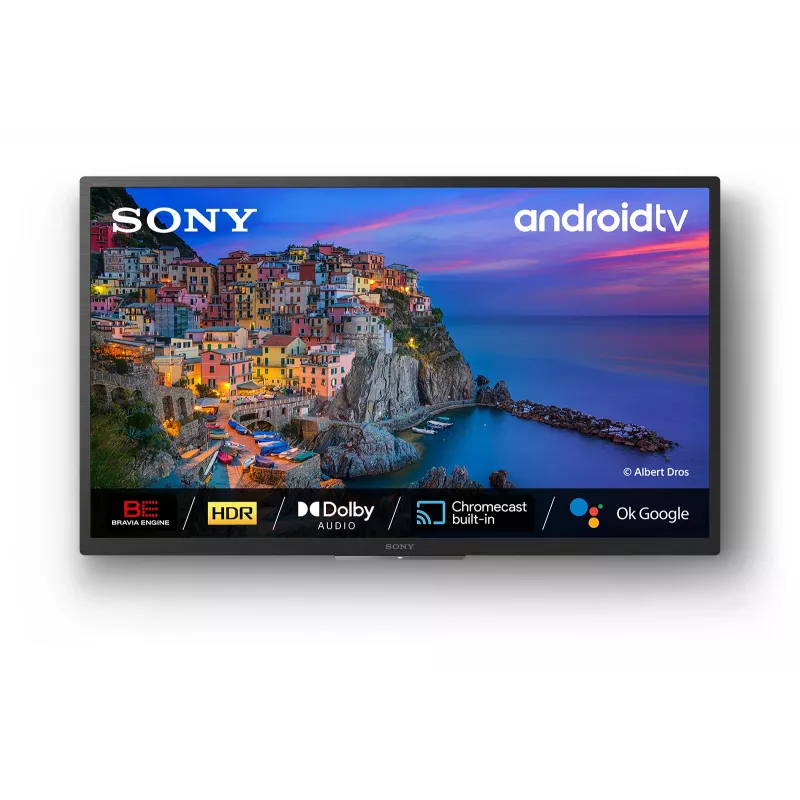 TV Sony KD32W800P1AEP 81,3 cm (32 polegadas) HD Smart TV Wi-Fi preto