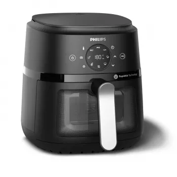 Fritadeira Philips série 2000 NA221/00 individual 4,2 L autónoma 1500 W fritadeira de ar quente preto, prateado
