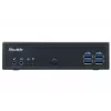Barebone Shuttle XPC slim DL30N, Intel N100, 1x DDR5, 2x LAN (2x 2.5Gbit), 2xCOM, 1xHDMI, 1xDP, 1x VGA, sem ventoinha, funcionamento contínuo 24/7