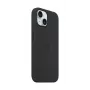 Capa de silicone com MagSafe para APPLE iPhone 15 – preto