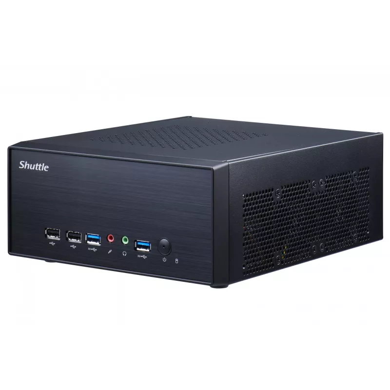 Barebone Shuttle XPC slim XH610G2 - S1700, Intel H610, 1xDP, 2xHDMI, 2 slots PCIe (1x 16X e 1x X1), 2x Intel LAN (1G + 2.5G), 8x USB, 1x 2,5 polegadas, 3x M.2, funcionamento contínuo 24/7