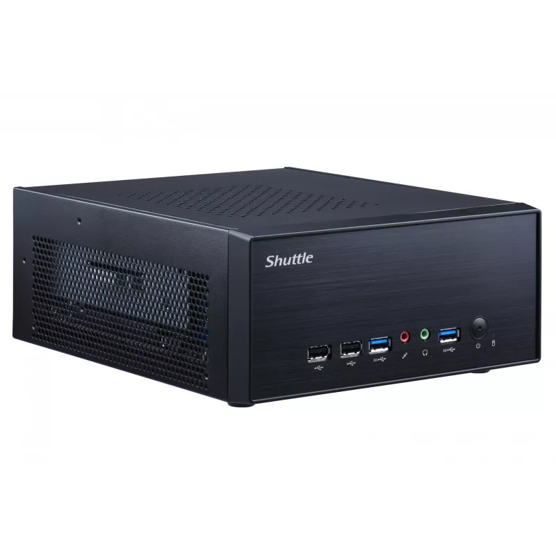 Barebone Shuttle XPC slim XH610G2 - S1700, Intel H610, 1xDP, 2xHDMI, 2 slots PCIe (1x 16X e 1x X1), 2x Intel LAN (1G + 2.5G), 8x USB, 1x 2,5 polegadas, 3x M.2, funcionamento contínuo 24/7